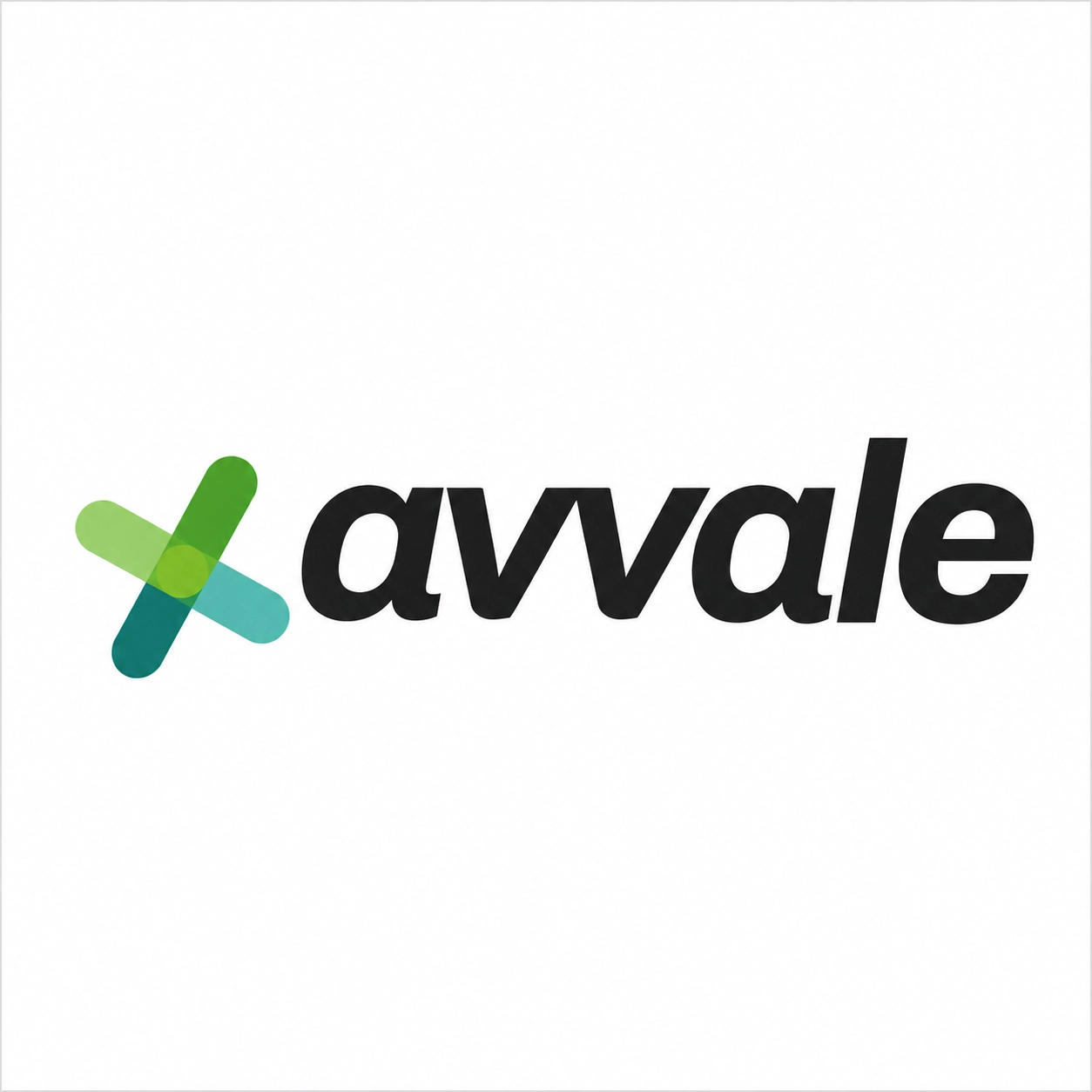 Logotipo avvale con cruz verde