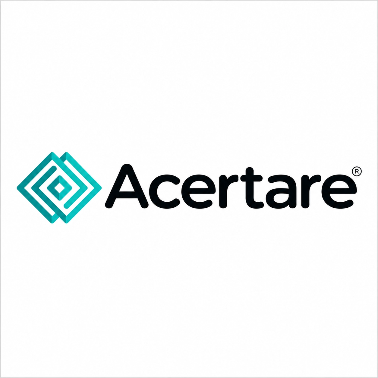 Logotipo geométrico Acertare®